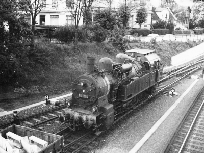 Dampflok um 1963 - Quelle: R. Schultz, Unterhaching
