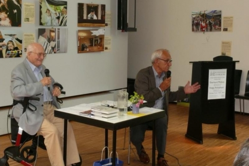 Eberhard Möbius und Helge Adolphsen im Gespräch mit dem Publikum (Foto: C. Strauß)