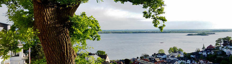 Blankeneser Blick auf die Elbe